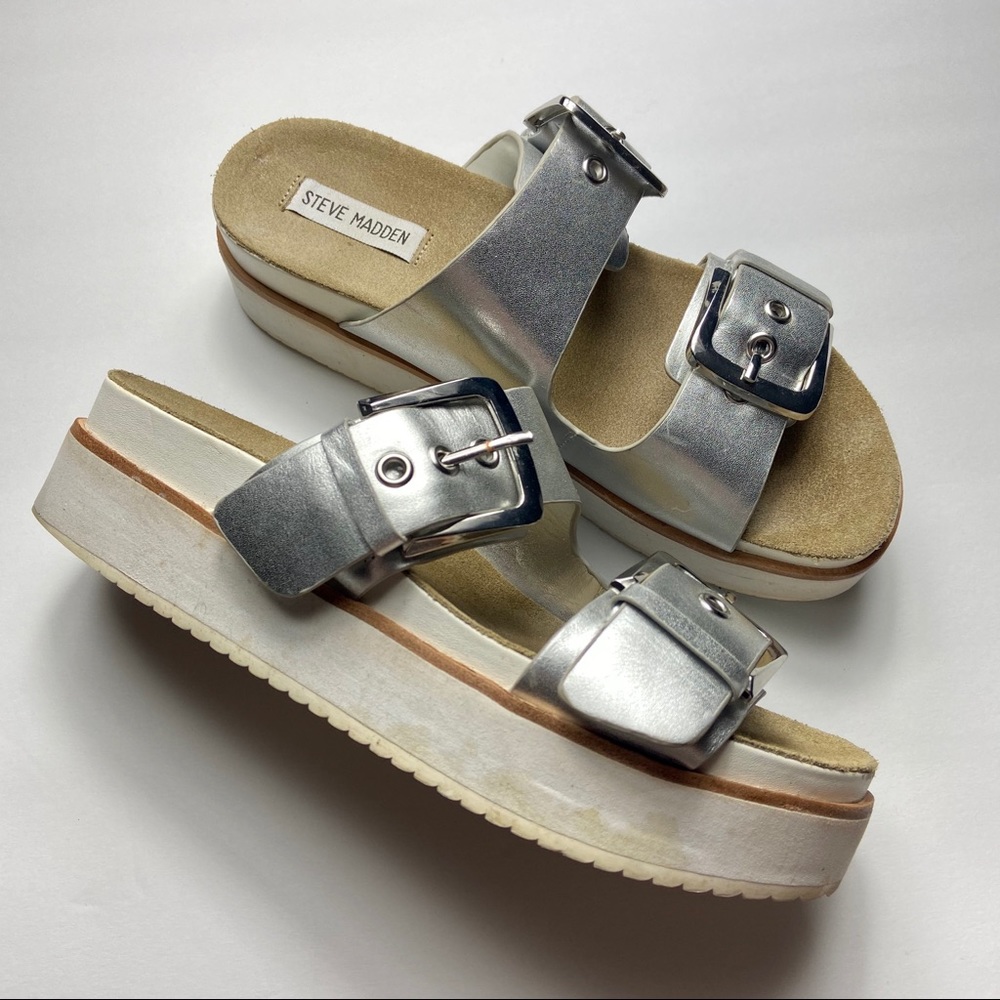 Steve Madden Pate Platform Sandals Size 9